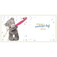 3D Holographic With Party Whistle Me to You Bear Birthday Card Extra Image 1 Preview